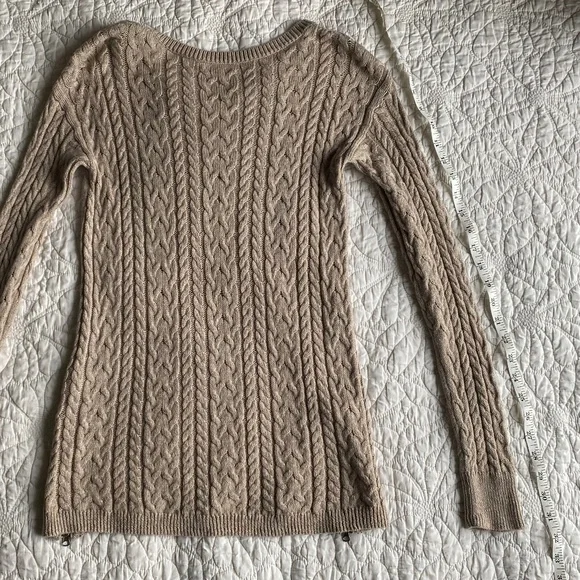 American Eagle Knit Sweater With Zipper Detailing - Picture 5 of 5